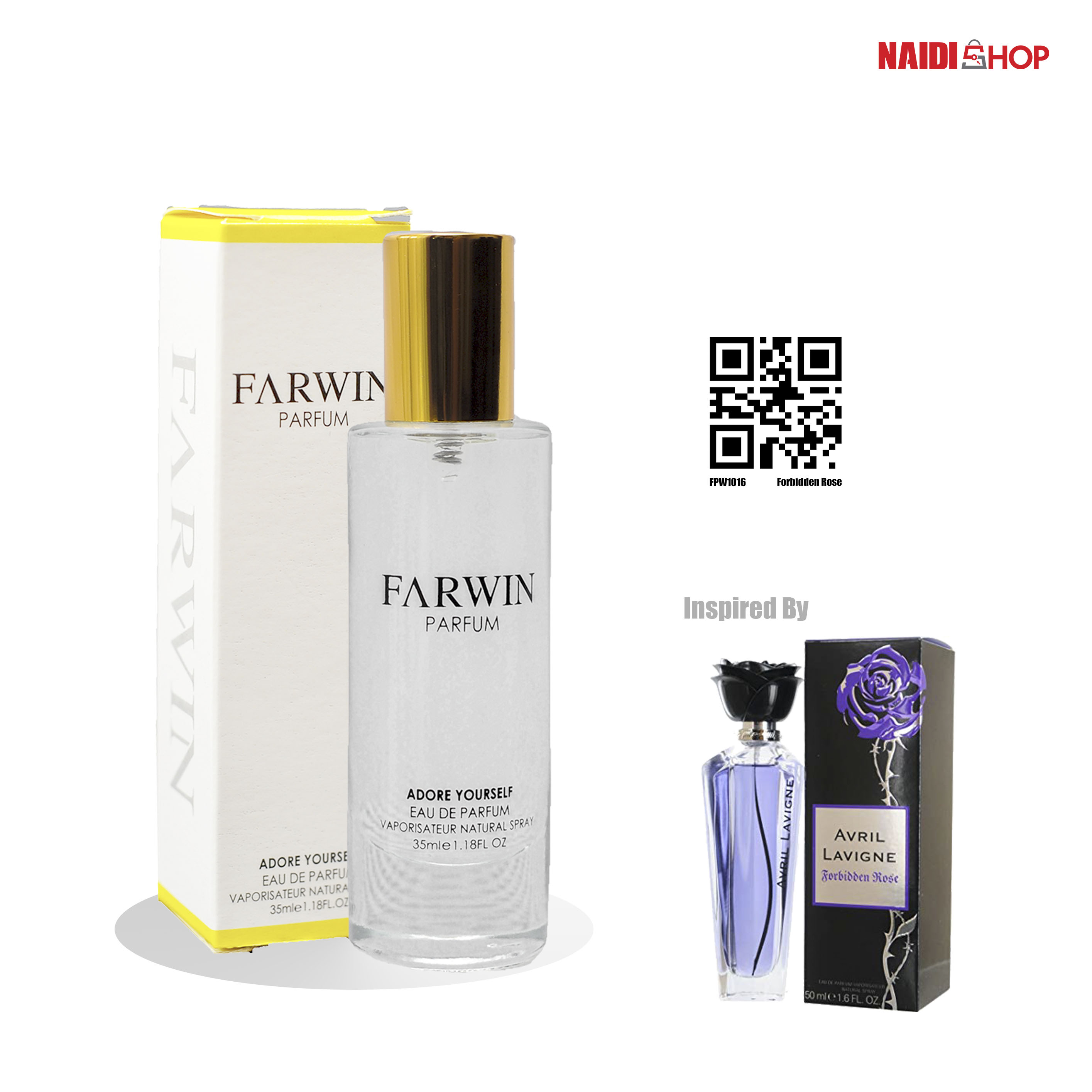 Farwin Inspired Perfume By Avril Lavigne Forbidden Rose Naidi Shop